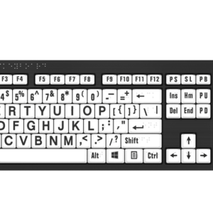 LogicKeyboard Largeprint Braille