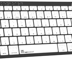 Mini Bluetooth Braille keyboard for the MAC