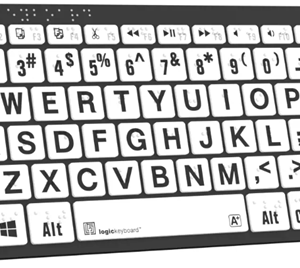 Mini Bluetooth large text keyboard for the PC